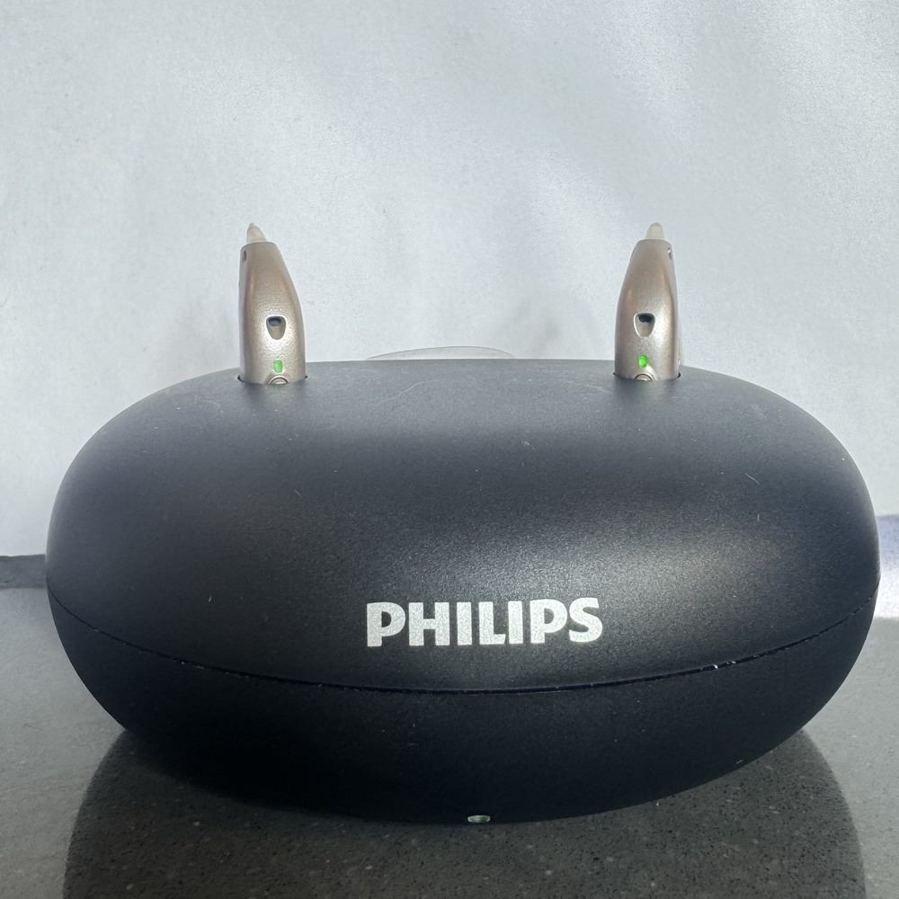 PHILIPS HEARLINK  9030 MNR T-R DIGITAL HEARING AIDS - Apple Android Compatible - Picture 4 of 16